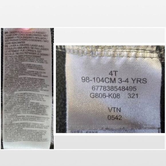 Nike Boys Track Jacket Full Zip Grey Long Sleeve Hoodie 4T - Picture 15 of 16